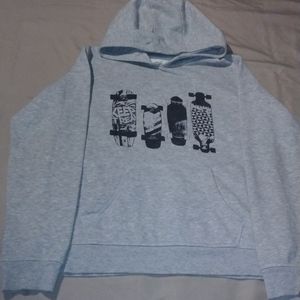 Gray Skateboard 🛹 Hoodie